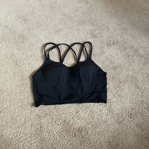 Lululemon like a cloud longline black size 4